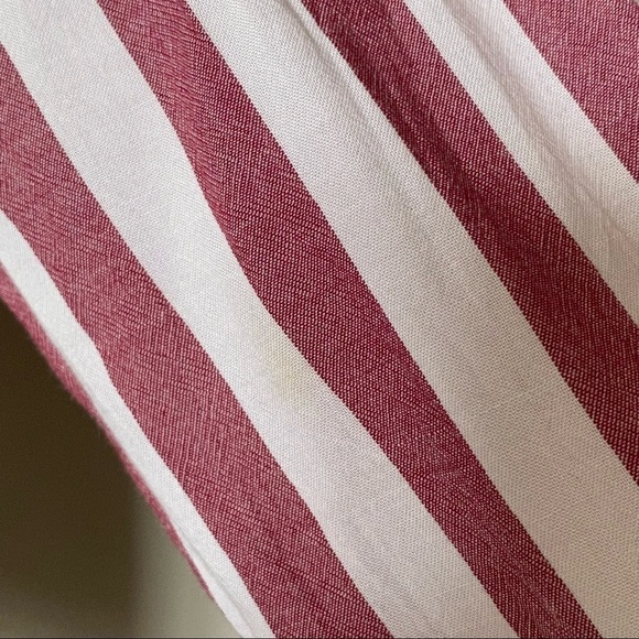 Rails Val Dali Red White Striped Tie Front Button Down Shirt, Small - Picture 14 of 15
